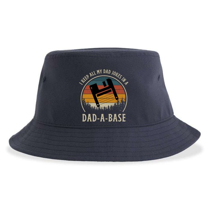 Happy Father's Day Matching Programmer Proud Dad Sustainable Bucket Hat
