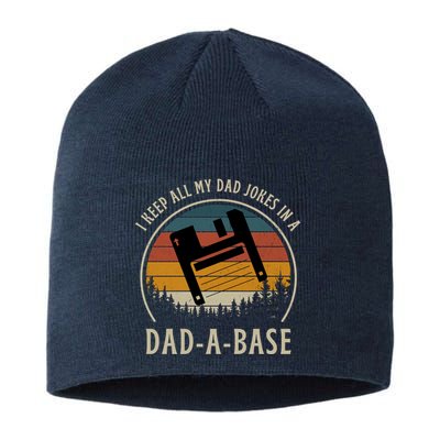 Happy Father's Day Matching Programmer Proud Dad Sustainable Beanie