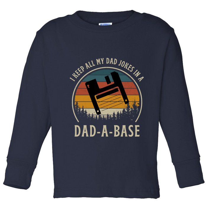 Happy Father's Day Matching Programmer Proud Dad Toddler Long Sleeve Shirt