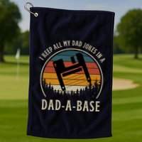 Happy Father's Day Matching Programmer Proud Dad Golf Towel