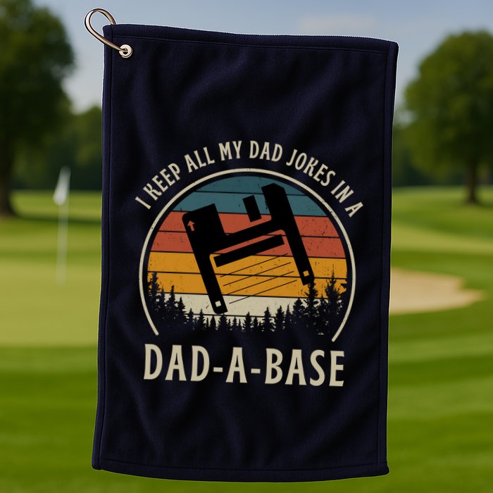 Happy Father's Day Matching Programmer Proud Dad Golf Towel