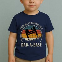 Happy Father's Day Matching Programmer Proud Dad Toddler T-Shirt