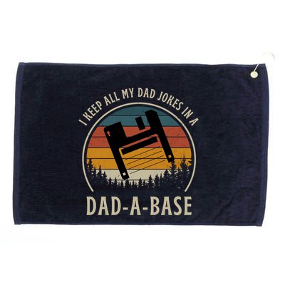 Happy Father's Day Matching Programmer Proud Dad Grommeted Golf Towel