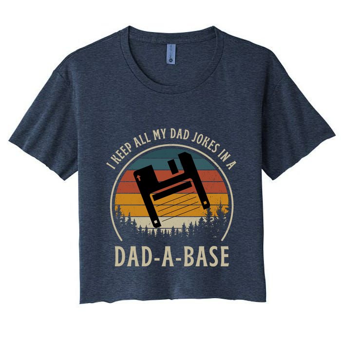 Happy Father's Day Matching Programmer Proud Dad Crop Top
