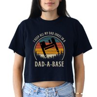 Happy Father's Day Matching Programmer Proud Dad Crop Top