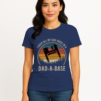 Happy Father's Day Matching Programmer Proud Dad Womens T-Shirt