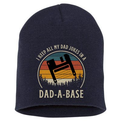 Happy Father's Day Matching Programmer Proud Dad Short Acrylic Beanie