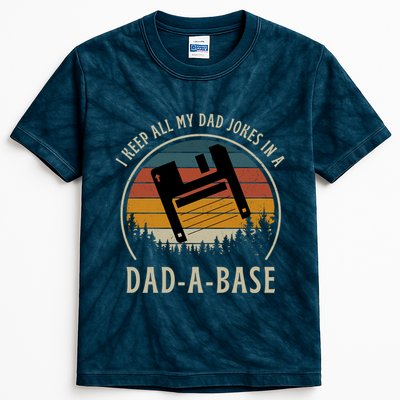 Happy Father's Day Matching Programmer Proud Dad Kids Tie-Dye T-Shirt