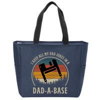 Happy Father's Day Matching Programmer Proud Dad Zip Tote Bag