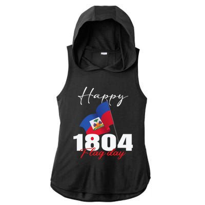 Haitian Flag Day Haiti 1804 For Proud Haitian Ladies PosiCharge Tri-Blend Wicking Draft Hoodie Tank