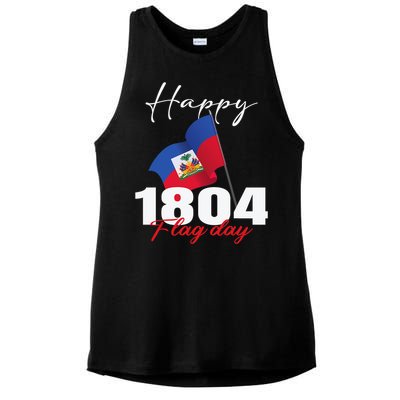 Haitian Flag Day Haiti 1804 For Proud Haitian Ladies PosiCharge Tri-Blend Wicking Tank