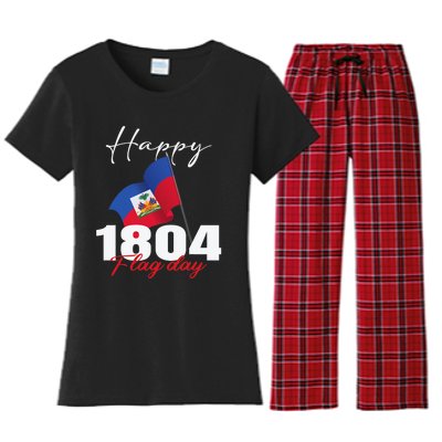 Haitian Flag Day Haiti 1804 For Proud Haitian Women's Flannel Pajama Set