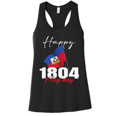 Haitian Flag Day Haiti 1804 For Proud Haitian Women's Racerback Tank