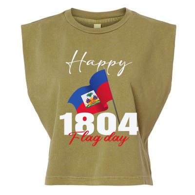 Haitian Flag Day Haiti 1804 For Proud Haitian Garment-Dyed Women's Muscle Tee