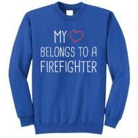 Heart Fire Departt And Fire Fighter / Firefighter Gift Sweatshirt