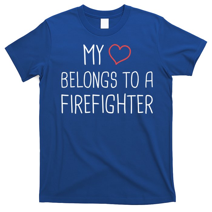 Heart Fire Departt And Fire Fighter / Firefighter Gift T-Shirt