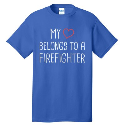 Heart Fire Departt And Fire Fighter / Firefighter Gift Tall T-Shirt