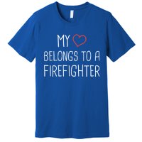 Heart Fire Departt And Fire Fighter / Firefighter Gift Premium T-Shirt