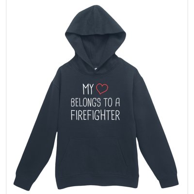 Heart Fire Departt And Fire Fighter / Firefighter Gift Urban Pullover Hoodie