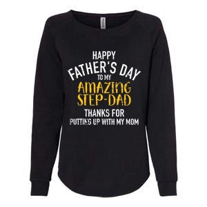 Happy father's day step dad Womens California Wash Sweatshirt