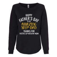 Happy father's day step dad Womens California Wash Sweatshirt