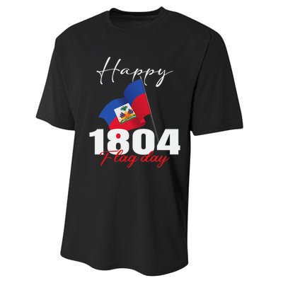 Haitian Flag Day Haiti 1804 for Proud haitian Performance Sprint T-Shirt