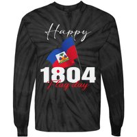 Haitian Flag Day Haiti 1804 for Proud haitian Tie-Dye Long Sleeve Shirt