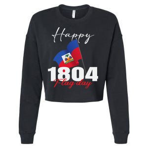 Haitian Flag Day Haiti 1804 for Proud haitian Cropped Pullover Crew