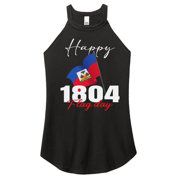 Haitian Flag Day Haiti 1804 for Proud haitian Women's Perfect Tri Rocker Tank