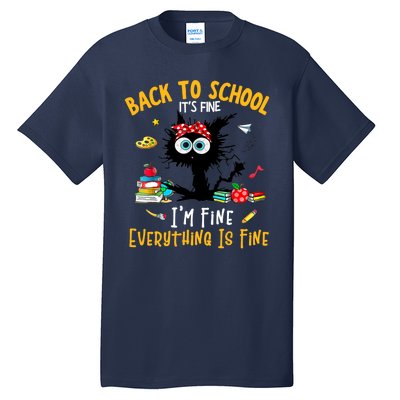 Happy First Day Of School Funny Back To School Teacher Tall T-Shirt