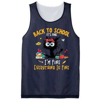 Happy First Day Of School Funny Back To School Teacher Mesh Reversible Basketball Jersey Tank