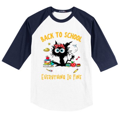 Happy First Day Of School Funny Back To School Teacher Baseball Sleeve Shirt