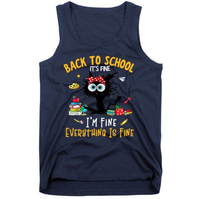 Happy First Day Of School Funny Back To School Teacher Tank Top