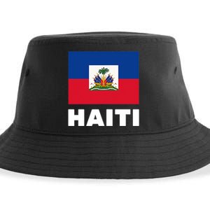 Haitian Flag Day Cool Haiti Flag Pride Sustainable Bucket Hat