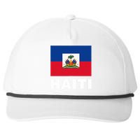 Haitian Flag Day Cool Haiti Flag Pride Snapback Five-Panel Rope Hat