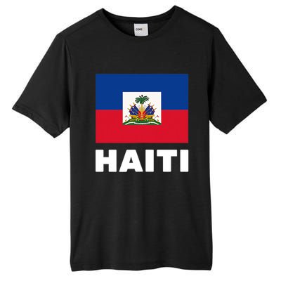 Haitian Flag Day Cool Haiti Flag Pride Tall Fusion ChromaSoft Performance T-Shirt