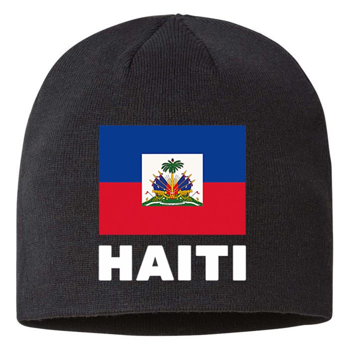 Haitian Flag Day Cool Haiti Flag Pride Sustainable Beanie