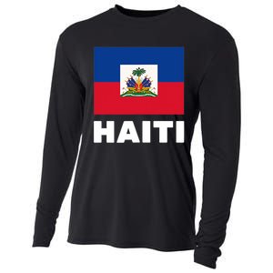 Haitian Flag Day Cool Haiti Flag Pride Cooling Performance Long Sleeve Crew