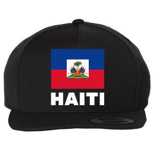 Haitian Flag Day Cool Haiti Flag Pride Wool Snapback Cap