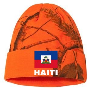 Haitian Flag Day Cool Haiti Flag Pride Kati Licensed 12" Camo Beanie