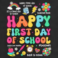 Happy First Day Of School Teacher 1st Back To School 11oz C Handle Ceramic Mug