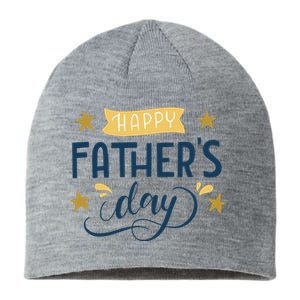 Happy Fathers Day Celebration Gift Sustainable Beanie