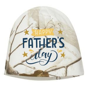 Happy Fathers Day Celebration Gift Kati - Camo Knit Beanie