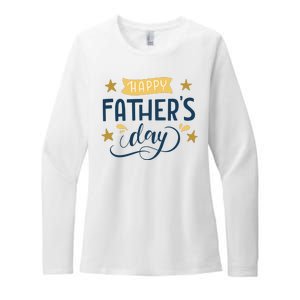 Happy Fathers Day Celebration Gift Womens CVC Long Sleeve Shirt