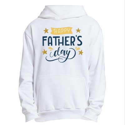 Happy Fathers Day Celebration Gift Urban Pullover Hoodie