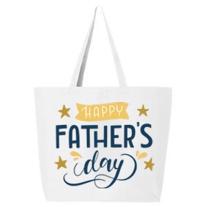 Happy Fathers Day Celebration Gift 25L Jumbo Tote