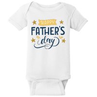 Happy Fathers Day Celebration Gift Baby Bodysuit