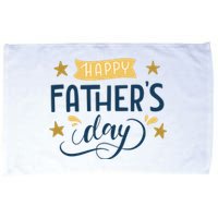 Happy Fathers Day Celebration Gift Microfiber Hand Towel