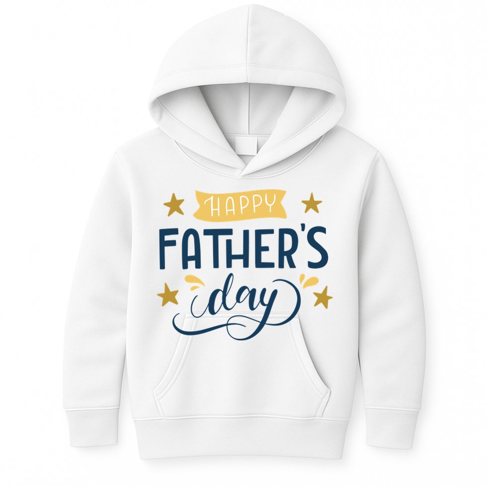Happy Fathers Day Celebration Gift Kids Hoodie