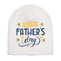 Happy Fathers Day Celebration Gift Short Acrylic Beanie